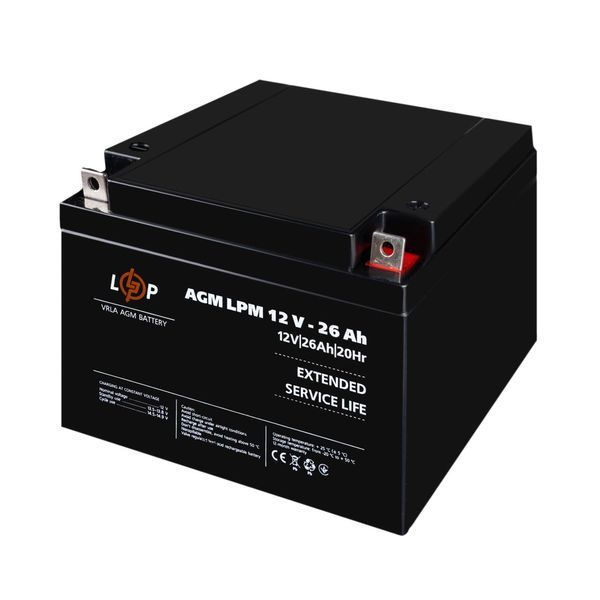 Аккумулятор AGM LPM 12V - 26 Ah lp-LP4134 фото
