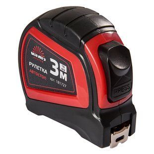 Рулетка 3 м &times; 16 мм автостоп Vitals Master amt-181727 фото