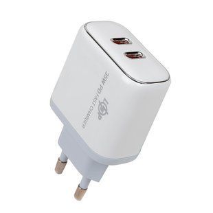 Зарядка для телефону LP 35W (Type-C + Type-C) PD + кабель (Type C to Lightning) 35WCH lp-LP30322 фото