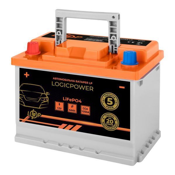 Автомобильный аккумулятор литиевый LP LiFePO4 12V - 64 Ah (+ слева) BMS 1050А lp-LP24766 фото