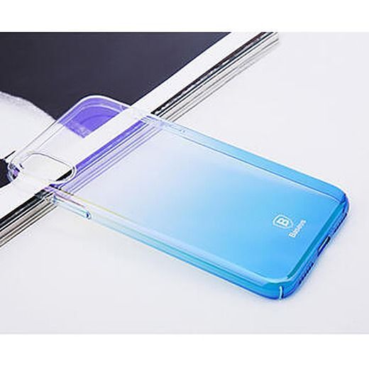 Чохол Baseus для iPhone X/Xs Glaze blue (WIAPIPHX-GC03) lp-LP16460 фото