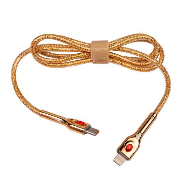 Кабель (шнур) LP Type-C to Lightning 30W с быстрой зарядкой (QC) 1м C301ML lp-LP30329 фото