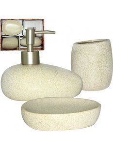 Набір аксесуарів для ванної кімнати S&T Loft, 3 предмети vt-887-09-01 фото