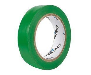 ПВХ Изоляционная лента POSTROY 30 м, зелёная Polax IT-30186 фото