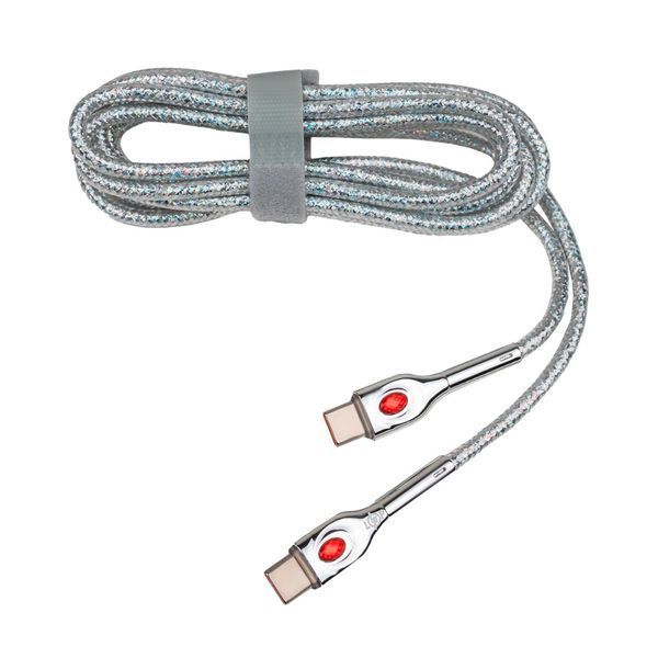 Кабель (шнур) LP USB Type-C to USB Type-C 65W зі швидкою зарядкою (QC) 2м C652MC lp-LP30330 фото