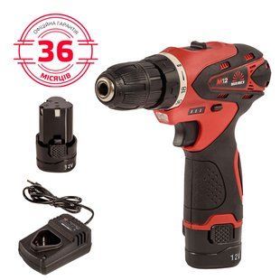 Дриль-шуруповерт акумуляторний Vitals AU 1221c Kit+ amt-235336 фото