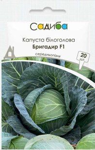 Капуста білоголова Бригадир F1, 20 шт., Садиба 1906 фото
