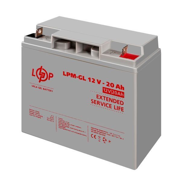 Аккумулятор гелевый LPM-GL 12V - 20 Ah lp-LP5214 фото