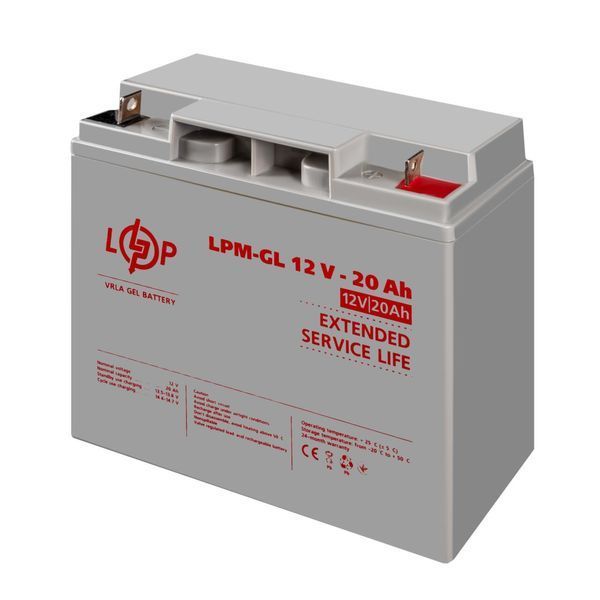 Аккумулятор гелевый LPM-GL 12V - 20 Ah lp-LP5214 фото