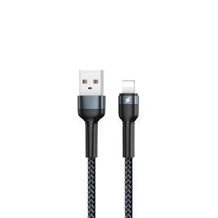 Кабель Remax Jany USB 2.0 to Lightning 2.4A 1M Черный (RC-124i) lp-LP20435 фото