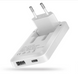 Настенное зарядное устройство USB с двойными портами USB/TYPE-C PD и складной вилкой 0306 фото 2