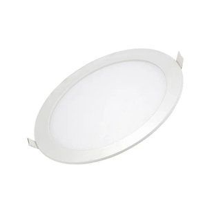 Круглий вбудований панельний LED-світильник 18 Вт без корпусу тонка світлодіодна панель 6500 К 0587 фото