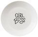 Тарілка Kvarta GIRL BOSS 25 см. склокераміка + подарункова коробка vt-1246 фото 2