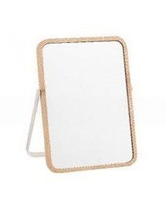 Дзеркало розкладне Ardesto 17,5x12,2x1,1см, скло, бамбук, метал, пластик, білий vt-ARHH5401WB фото