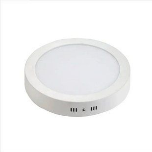 Круглий вбудований панельний LED-світильник 18 Вт з корпусом 6500 К 0588 фото