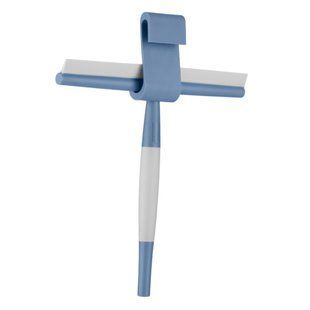 Шкребок для скла з гачком ARDESTO Solid 22.7х21.7см, пластик, гума, блакитний vt-ARHE3402B фото