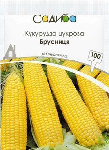Кукурудза цукрова Брусниця, 100 г, Садиба 000021848 фото