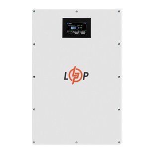 Акумулятор LP LiFePO4 51,2V - 100 Ah (5120Wh) (BMS 100A/50А) метал LCD Smart RS485/CAN JK настінний lp-LP37733 фото