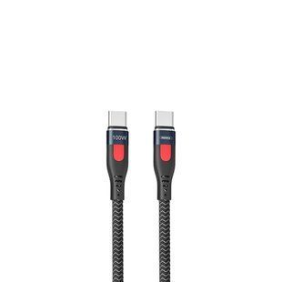 Кабель Remax Lesu Pro Aluminum Alloy Type-C to Type-C PD 100W 1M Черный (RC-187c) lp-LP20438 фото
