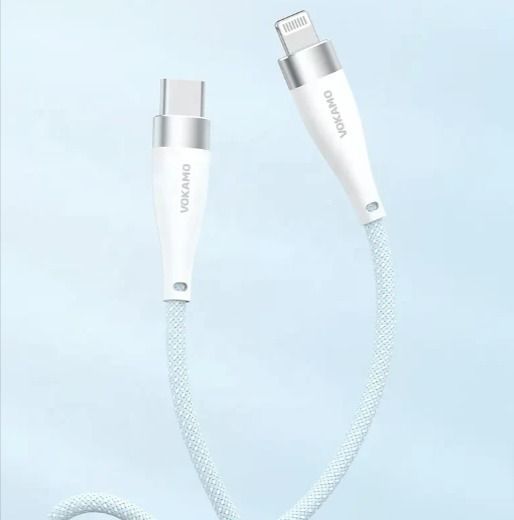 Кабель USB C-Lightning, зарядный шнур, 1,2м 0310 фото