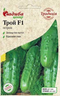 Огірок Трой F1, 0,5 г, Традиція 1813 фото