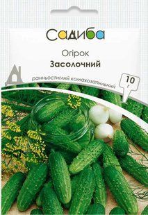 Огірок Засолочний, 10 г, Садиба 1563 фото