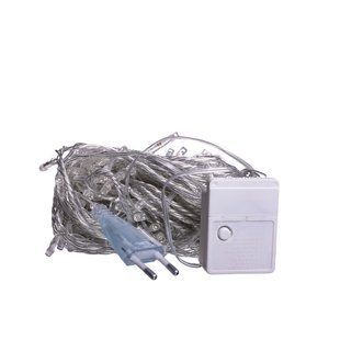 Новорічна гірлянда кімнатна нитка 10 м 120 LED кімнатна гірлянда білий провід Жовте світло lg-W120LED10MWY фото