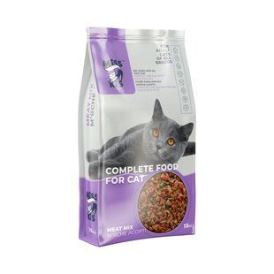 Ціна місяця 10кг Miss Kis Сухий корм для котів Мясне асорті km-47973 фото