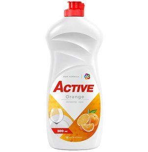 500 мл. Гель для миття посуду Active апельсин hx-47150 фото