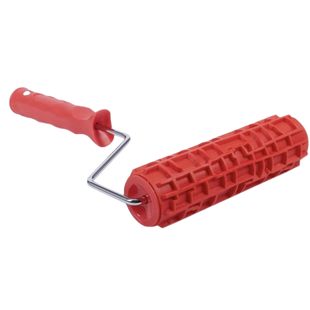 Валик структурний гумовий MAGtools 60&times;180 мм &laquo;тріснута кераміка&raquo; 319T (червоний) 2402 фото