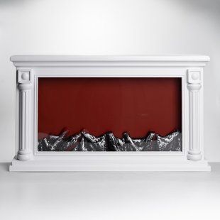 Камин декоративный с LED-подсветкой 64*13*37 см, белый lg-SP-60W фото