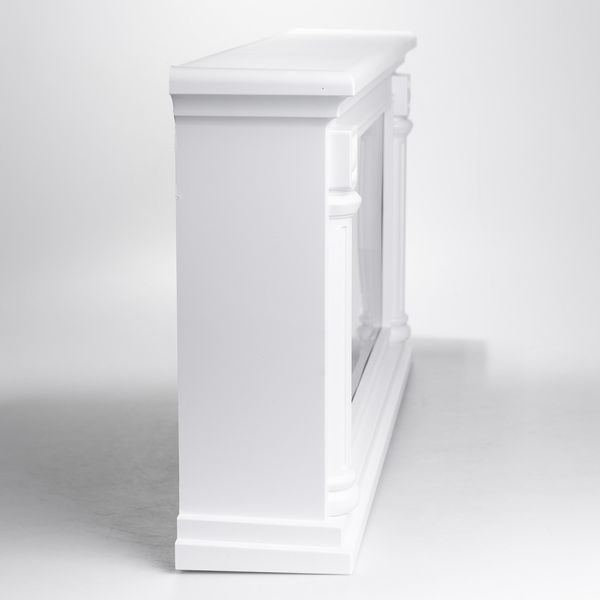 Камін декоративний з LED-підсвіткою 64*13*37 см, білий lg-SP-60W фото