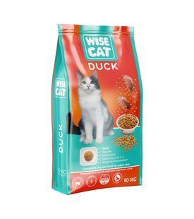 Ціна місяця Wise Cat Сухий корм для котів 10 кг. Качка km-47618 фото