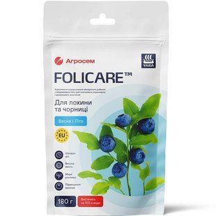Минеральное удобрение для черники и голубики, Yara Folicare, весна - лето, 180 г 0365 фото