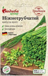 Цибуля шніт Ніжнотрубчатий, 0,5 г, Традиція 1868 фото