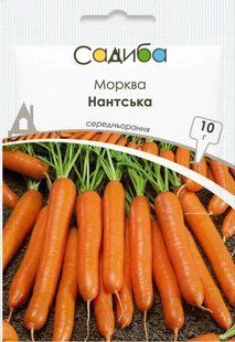 Морква Нантська, 10 г, Садиба 1668 фото