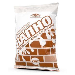 Известь негашеная строительная (комовая), 20 кг 0065 фото