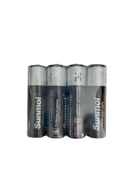 Батарейки Sunmol AA+ 1.5 v, 4 шт 0317 фото
