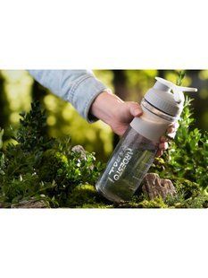 Пляшка для води Ardesto Smart bottle 1000 мл, сіра, тритан vt-AR2204TG фото