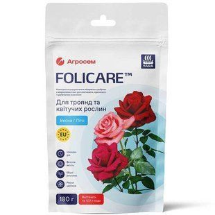 Yara Folicare минеральное удобрение для роз и цветущих растений Весна/Лето 180 г 482019545 фото