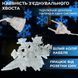 Гирлянда светодиодная штора GarlandoPro снежинка и звезда 12 фигур 3х1 м гирлянда звезда Синий lg-1733062BL фото 3