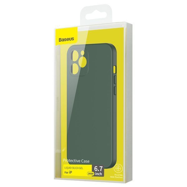 Чохол Baseus для iPhone 12 Pro Max Зелений (WIAPIPH67N-YT6A) lp-LP16687 фото