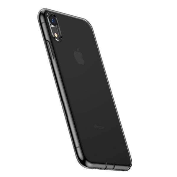 Чехол Baseus для iPhone Xr Simplicity Прозрачный Черный (ARAPIPH61-A01) lp-LP16708 фото