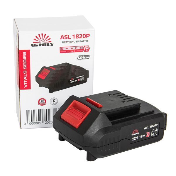 Батарея акумуляторна Vitals ASL 1820P SmartLine amt-120287 фото