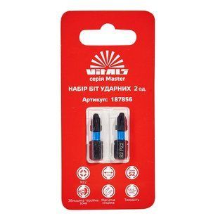 Біти ударни S2 PZ2х25 мм, 2 од. Vitals Master amt-187856 фото