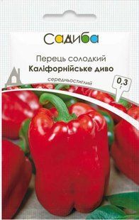 Перець солодкий Каліфорнійське диво, 0,3 г, Садиба 1940 фото