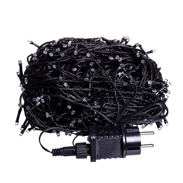 Гирлянда Рождественская фея уличная 50 (м) 500 LED черный провод Синий lg-CF500L50MBBL фото