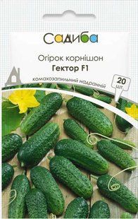 Огірок Гектор F1, 20 шт., Садиба 1676 фото