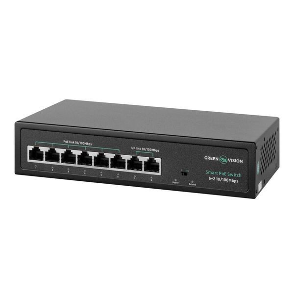 Коммутатор сетевой POE GV-015-D-06+2P lp-LP21310 фото