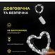 Светодиодная гирлянда Роса 5 метров на батарейках 50 led нить на белом проводе белая lg-50L5MWW фото 3